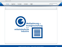 Tablet Screenshot of haltner-media.de